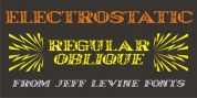 Electrostatic JNL font download
