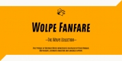 Wolpe Fanfare font download