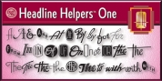 Headline Helpers One SG font download