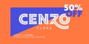 Cenzo Flare font download