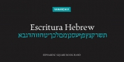 Escritura Hebrew font download