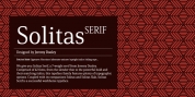 Solitas Serif font download