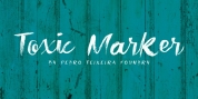 Toxic Marker font download