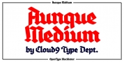 Aunque font download