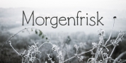 Morgenfrisk font download