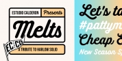 Melts Script font download