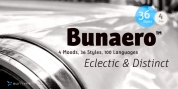 Bunaero Pro font download