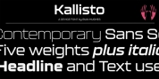 Kallisto font download