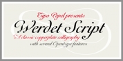 Werdet Script font download