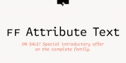 FF Attribute Text font download