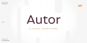 Autor font download