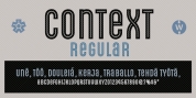 Context Regular font download