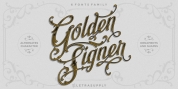 Golden Signer font download