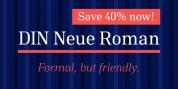 DIN Neue Roman font download