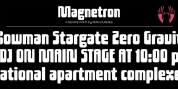 Magnetron font download