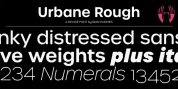 Urbane Rough font download