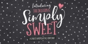 Simply Sweet font download
