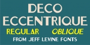 Deco Eccentrique JNL font download