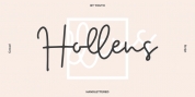 Hollens font download
