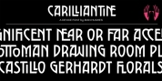 Carilliantine font download