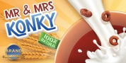 Mr & Mrs Konky font download