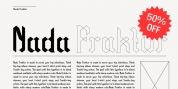 Nada Fraktur font download