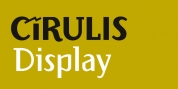Cirulis Display font download