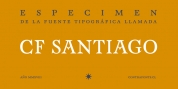 CF Santiago font download