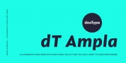 dT Ampla font download