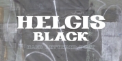 Helgis Black font download