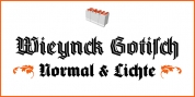 Wieynck Gotisch&trade; font download