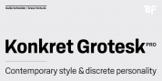 BF Konkret Grotesk Pro&trade; font download