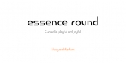 essence round font download