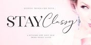 Stay Classy Font Duo font download