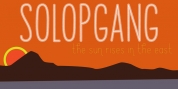 Solopgang font download