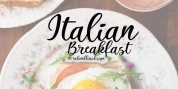 Italian Breakfast font download