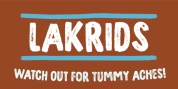 Lakrids font download