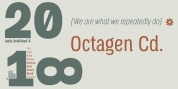Octagen Condensed font download