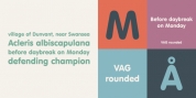 VAG Rounded font download