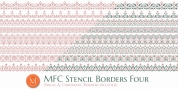 MFC Stencil Borders Four font download