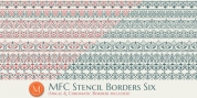 MFC Stencil Borders Six font download