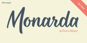 Monarda font download