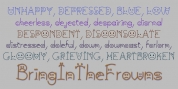 BringInTheFrowns font download