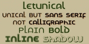Letunical font download