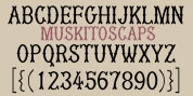 MuskitosCaps font download