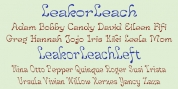 LeakorLeach font download