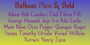 Balboat font download