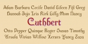 Cuthbert font download