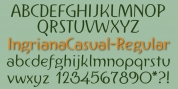 IngrianaCasual font download