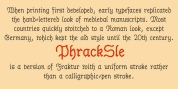 PhrackSle font download